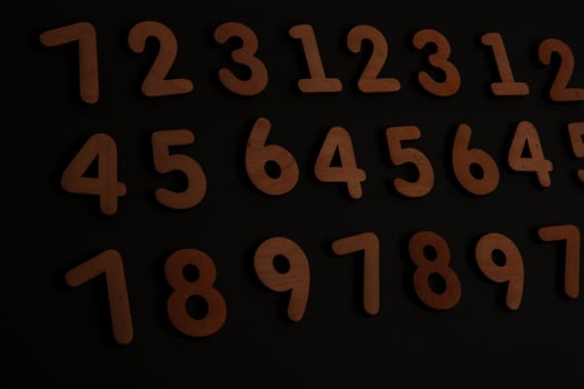 Background or texture of numbers. Finance data concept. Mathematic. Banking or currency. Business and economic growth. photo