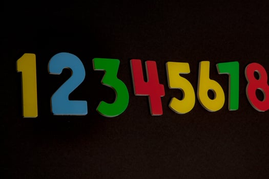Background of numbers. from zero to nine. Numbers texture. Finance data concept. Matematic. Seamless pattern with numbers. financial crisis concept. Business success. photo