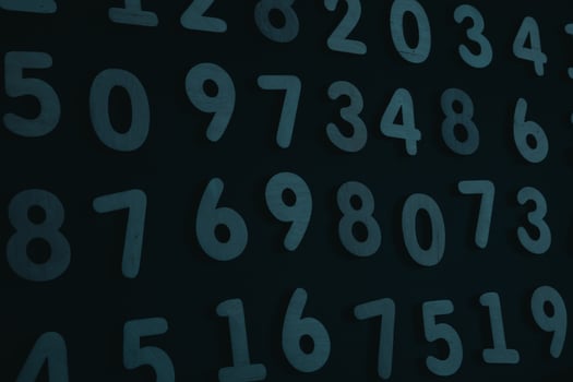 Background of numbers. from zero to nine. Numbers texture. Finance data concept. Matematic. Seamless pattern with numbers. financial crisis concept. Business success. photo