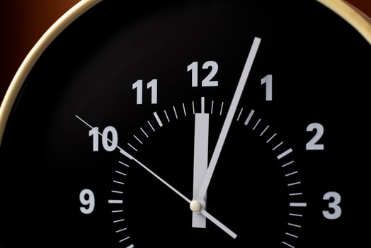 Time stands still Time and work concept Punctuality and appointments photo