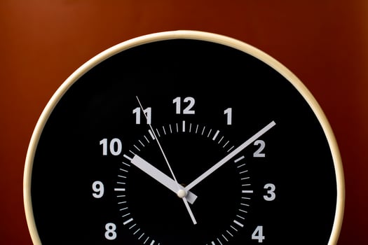 Time stands still Time and work concept Punctuality and appointments photo
