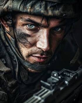 AI generated The Soldiers Focus photo