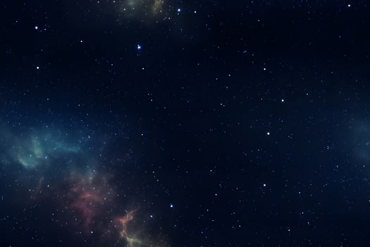 AI generated seamless texture and full-frame background of starry night sky, neural network generated image photo