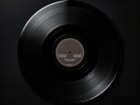 AI generated Vintage Vinyl Record Mockup for Music Enthusiasts - AI Generated photo