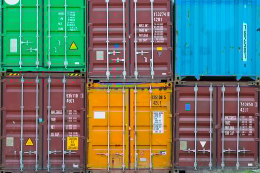 Shipping Containers Background photo
