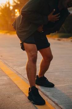 Athlete runner feet running on road,Jogging concept at outdoors. Man running for exercise.Athlete runner feet running on road, Jogging concept at outdoors. Man running for exercise. photo