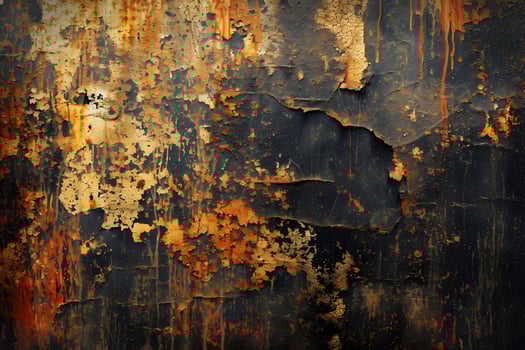 AI generated Grunge rusty metal texture background photo