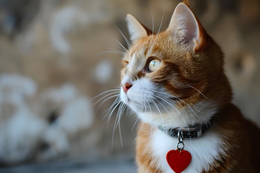 AI generated Furry Valentines Cats Creating Love-Infused Moments photo