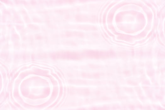 Defocus blurred transparent blue colored clear calm water surface texture with splashes and bubbles. Trendy abstract nature background. Water waves in sunlight with copy space. Blue watercolor shining photo