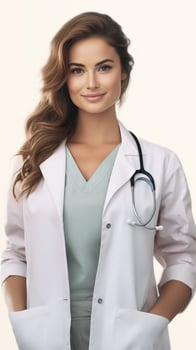 AI generated Professional Female Doctor with Expertise in Patient Care, Medical Specialist photo