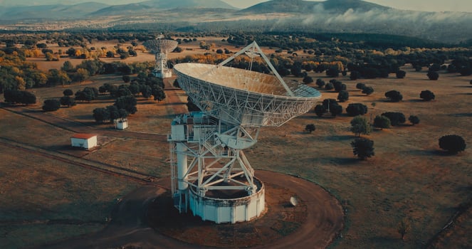 Owens Valley Desert Observatory Radar Dishes Deep Space Telescope photo