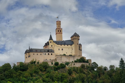 Marksburg Castle, Braubach, Rhineland Palatinate, Germany photo
