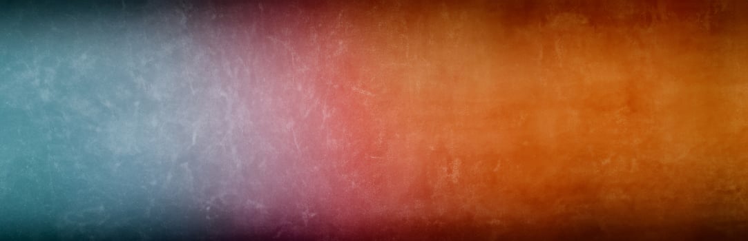 colorful orange and violet gradient on grunge cement wall for banner background photo