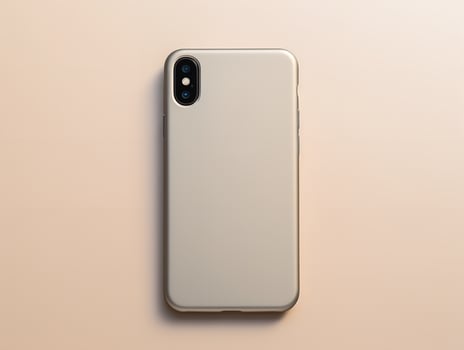 AI generated Sleek Phone Case Mockup for Smartphone Protection - AI Generated photo