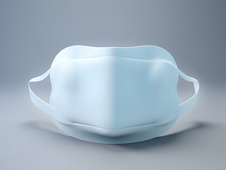AI generated Protective Face Mask Mockup for Health and Safety - AI Generated photo