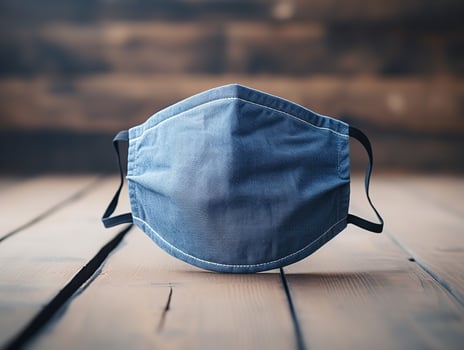 AI generated Protective Face Mask Mockup for Health and Safety - AI Generated photo