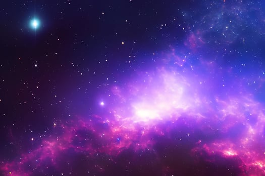AI generated nebula space background photo
