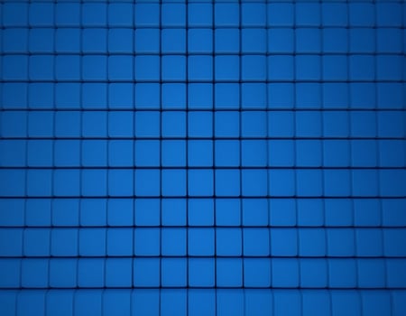 AI generated Abstract 3D Concrete Cube Background with Neon Lights. generative ai photo