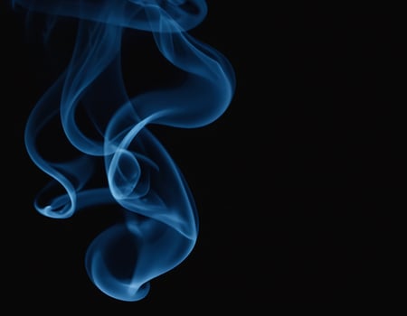 AI generated Red, green and blue smoke with black background. smoke mixing in dark room. generative ai photo