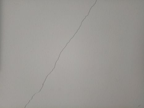 Mosquito screen on crack wall photo