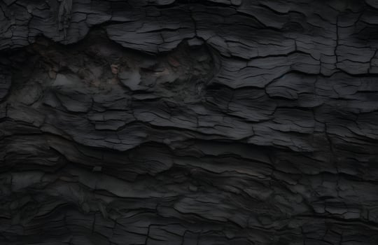 AI generated Old vintage rustic aged antique wooden texture Dark black wood background photo