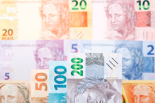 Brazilian money a business background photo