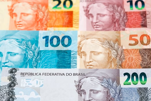 Brazilian money a business background photo