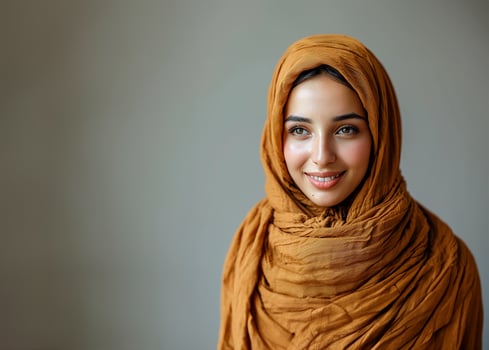 AI generated Woman in Syar'i Hijab photo