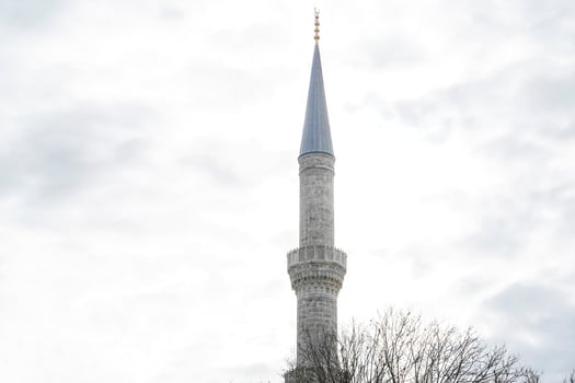 Sultanahmet Blue Mosque in Istanbul, Turkey - the minarets tower photo