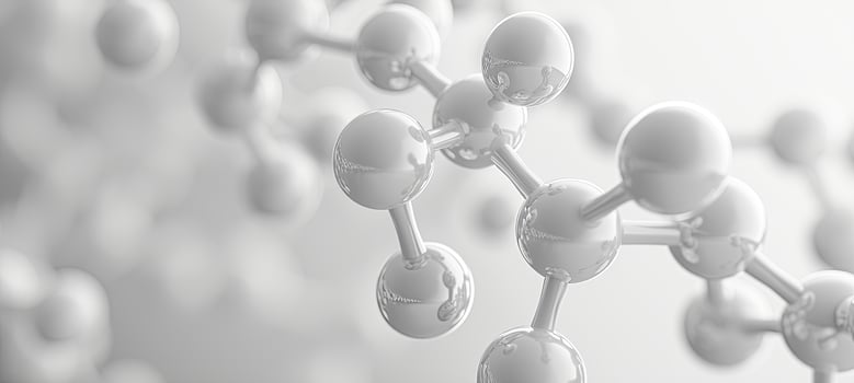AI generated Generative AI, abstract molecular shape, single amino acid molecule. Chemistry medicine education photo