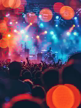 AI generated Music festival or concert photo