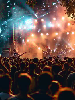 AI generated Music festival or concert photo