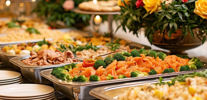AI generated banquet catering in san diego county, mecca food services photo