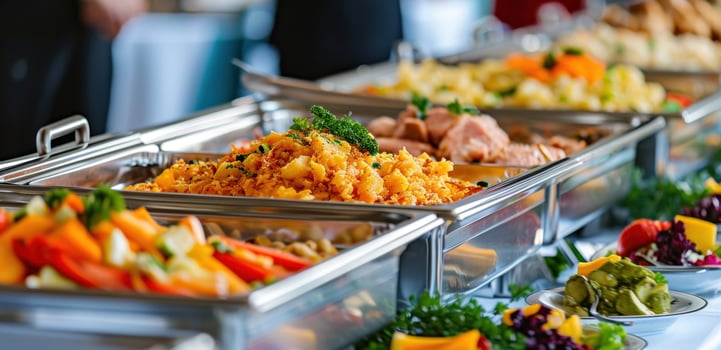 AI generated banquet catering in san diego county, mecca food services photo
