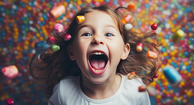 AI generated the food and confectionery industry may be trying to stop kids from eating candy photo