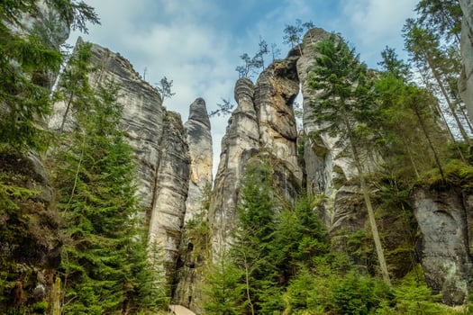 Adrspach-Teplice landscape mountain park photo