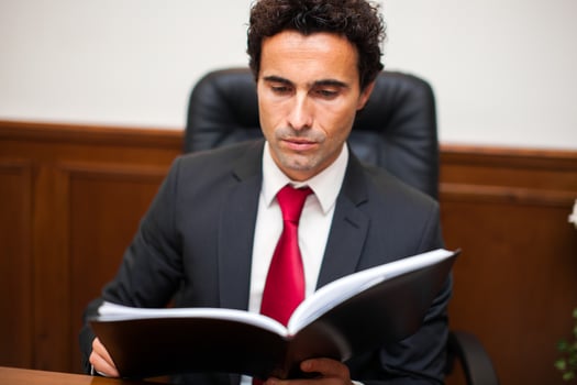 Lawyer in his studio photo