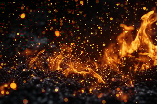 Stygian flames backdrop photo