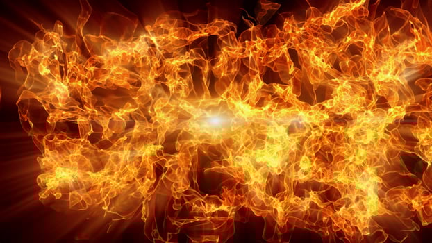 Abstract blaze fire flame texture background. Light ray beam. photo