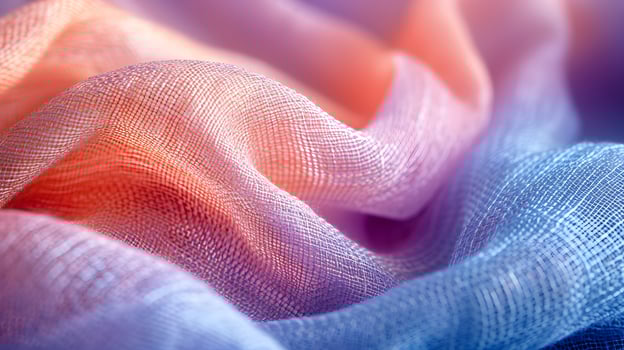 AI generated The symphony of individual threads in fabric, background image, AI generated photo