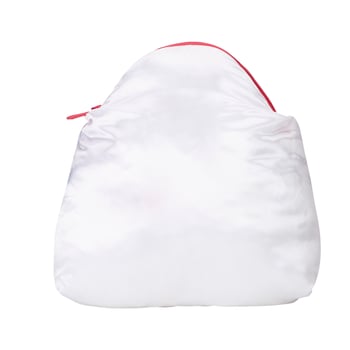 Crossbody Unicorn Messenger Children Bag Storage Wallet Handbag Purse baby girls isolated on a white background. zippered and shoulder straps. canvas school backpack. top view. photo