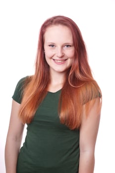 happy young woman photo
