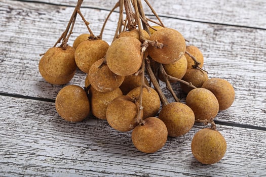 Ripe sweet tropical Longan fruit photo