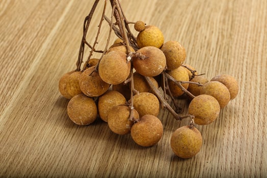 Ripe sweet tropical Longan fruit photo