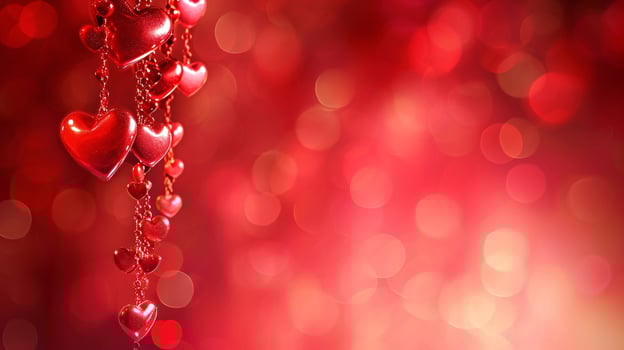 AI generated Happy Valentine's Day background.Promotion and shopping template or background for Love and Valentine's day concept. Wallpaper, flyers, invitation, posters, brochure, banners. photo