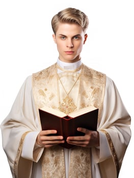 AI generated Compassionate Female Priest, AI Generated photo