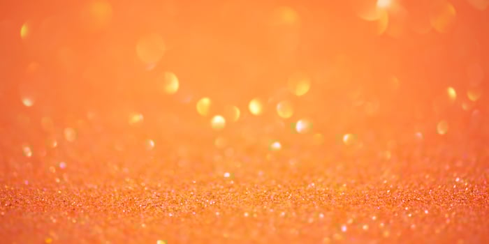 Banner background size. Defocus lights are yellow and orange. Glitter defocus. photo
