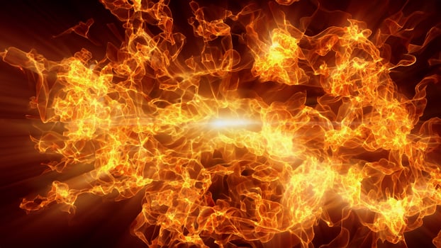Abstract blaze fire flame texture background. Light ray beam. photo
