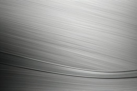 AI generated Metallic texture with smooth lines. photo