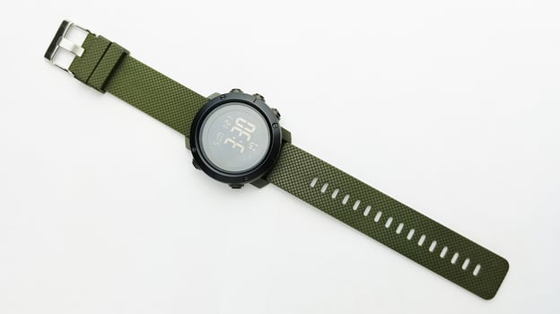 Sport watch isolated on white background photo